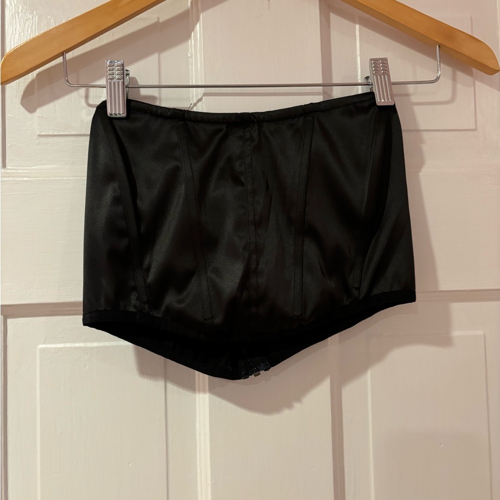 Garage Black Corset Top